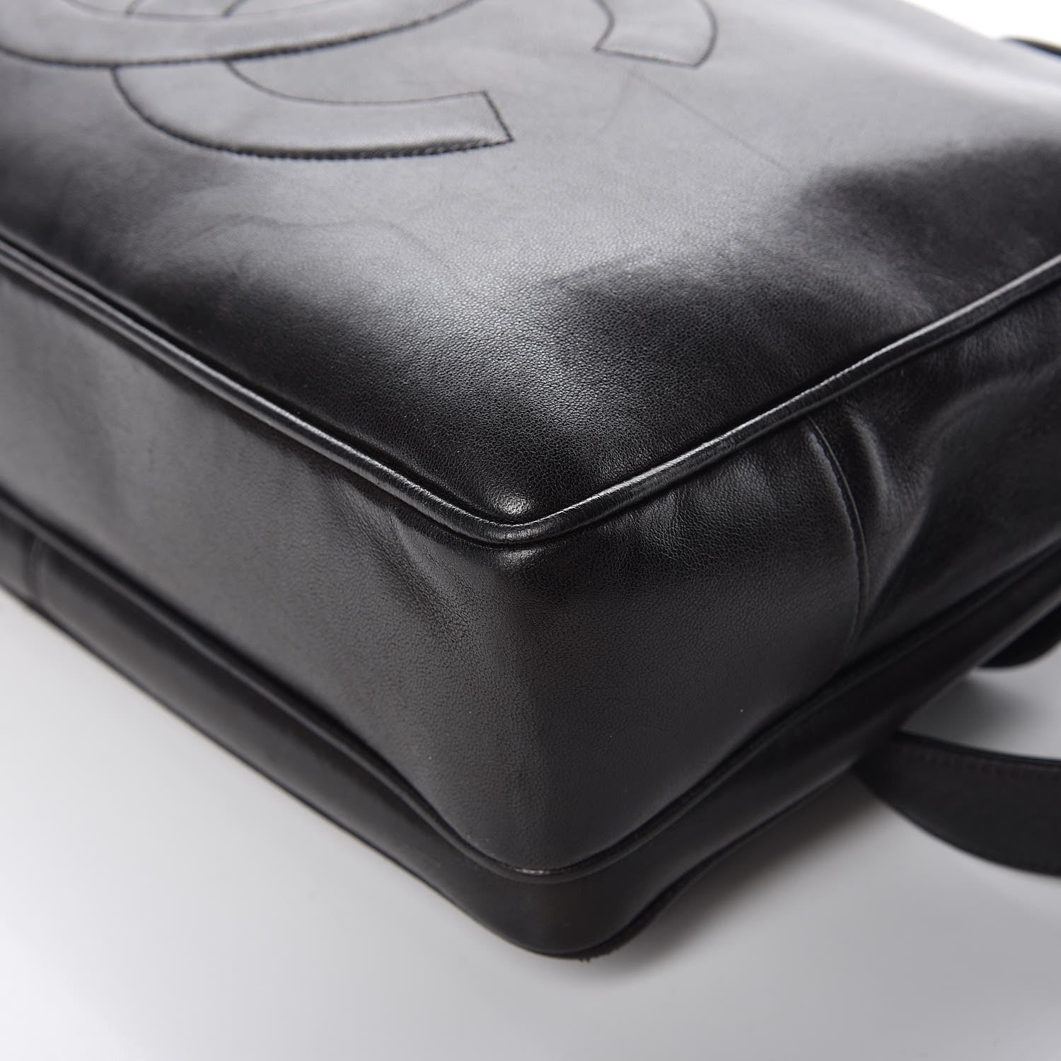 Chanel Lambskin CC Shopper Tote Black 13 of 13