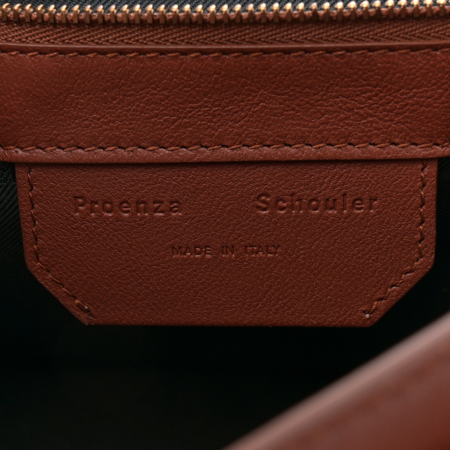 Proenza Schouler Lambskin Tiny PS1 Satchel Saddle 6 of 11