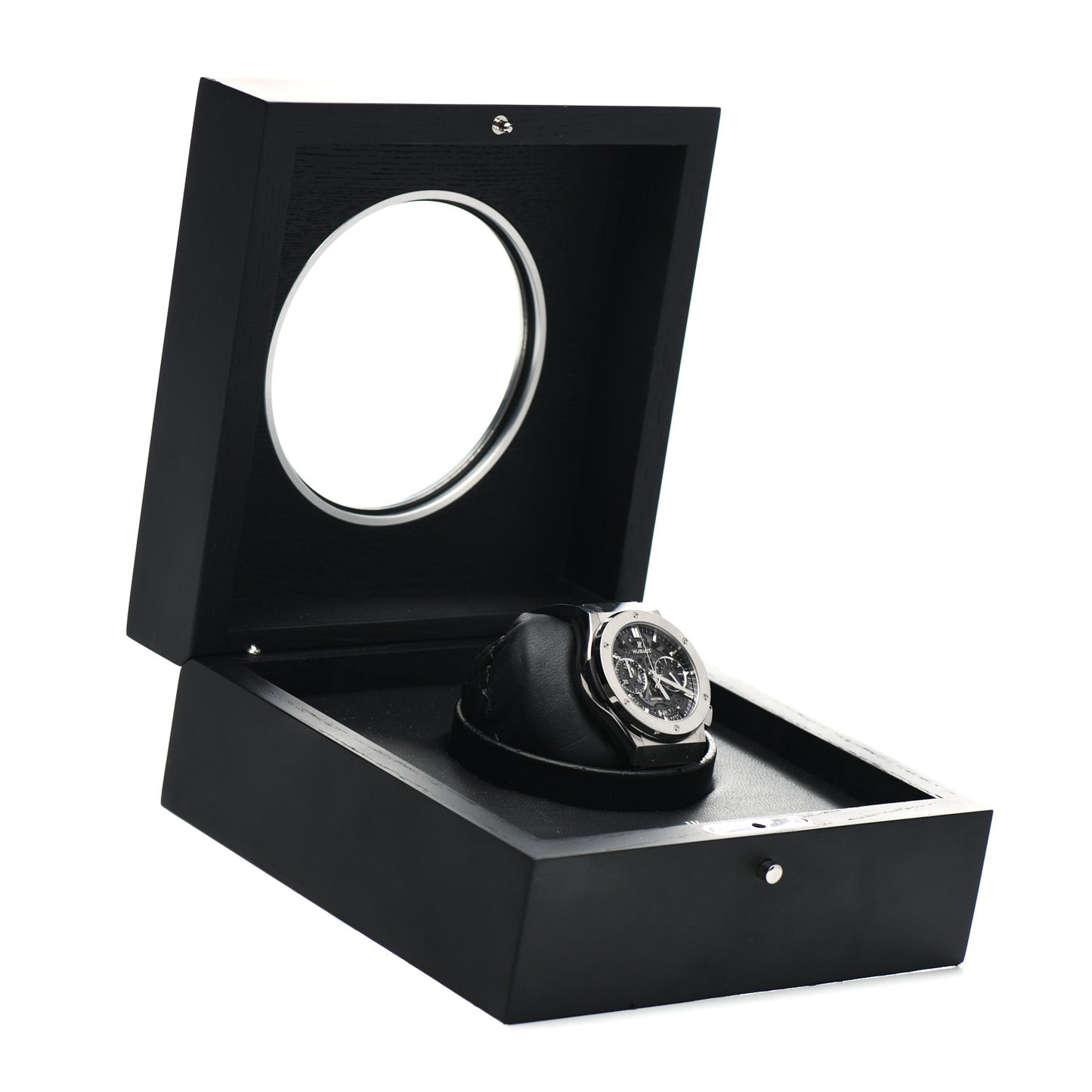 Titanium Alligator 45mm Classic Fusion Aerofusion Chronograph Automatic Watch Black 525.NX.0170.LR