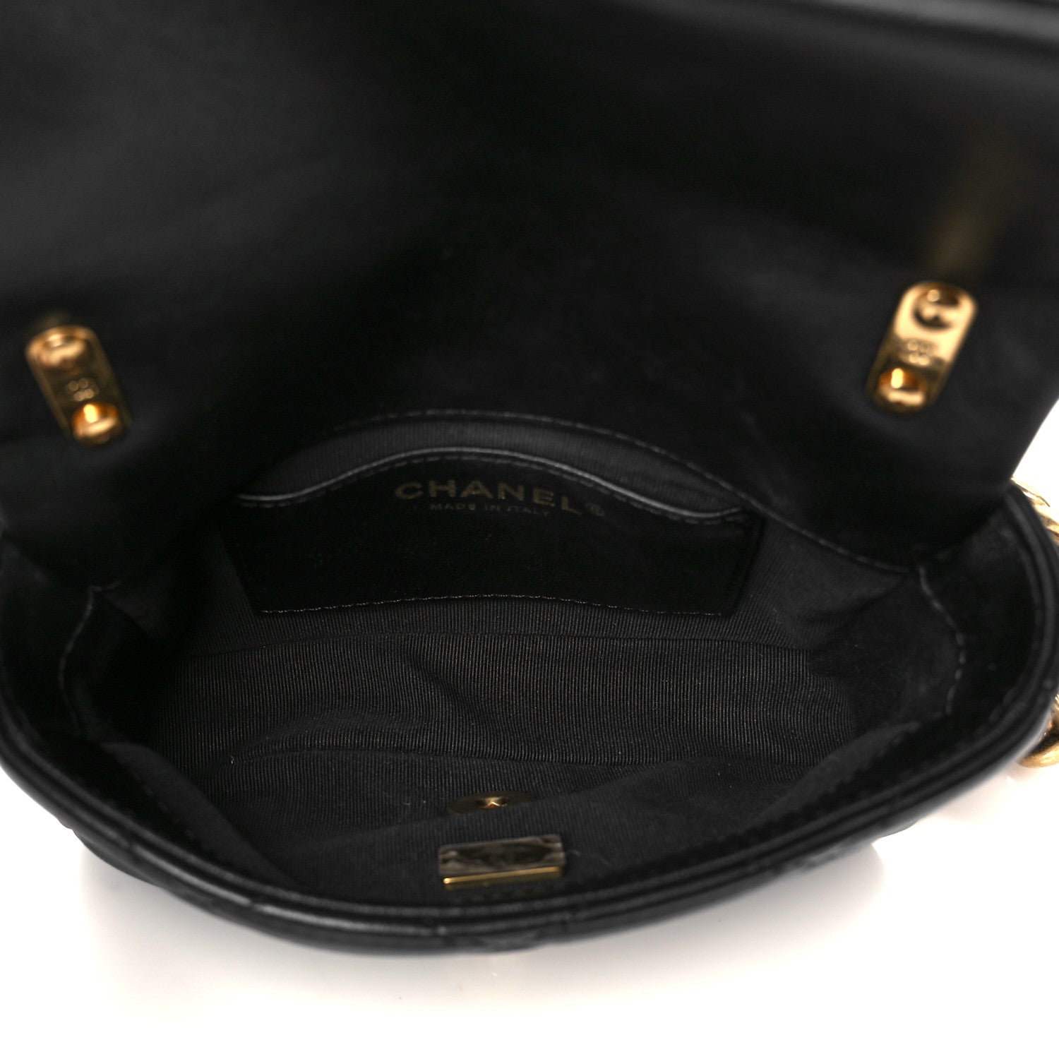 Chanel Lambskin Quilted Mini CC Funky Town Flap Black 5 of 12
