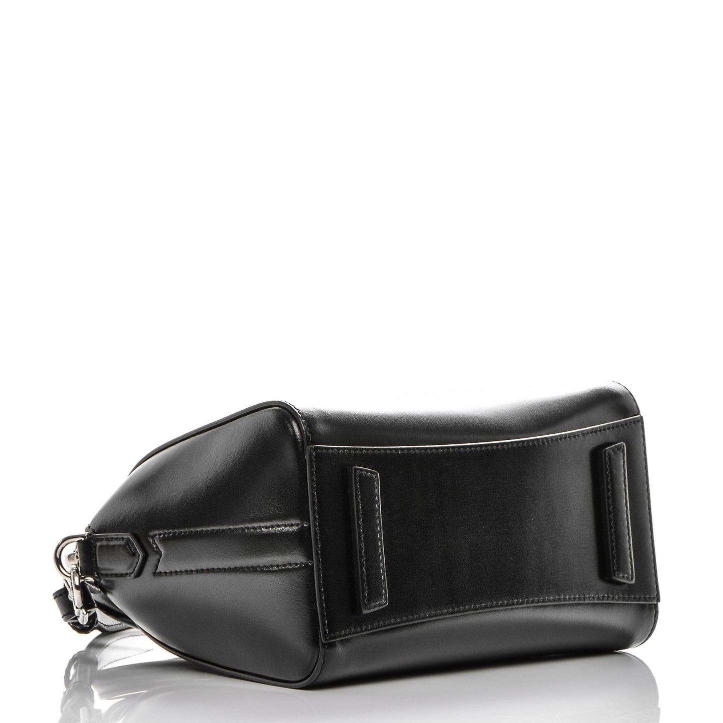 Shiny Lord Calfskin Mini Antigona Black