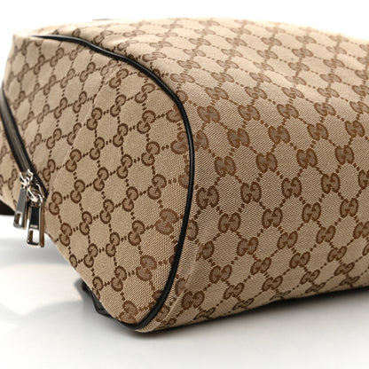Gucci Monogram Travel Backpack Dark Brown 9 of 10