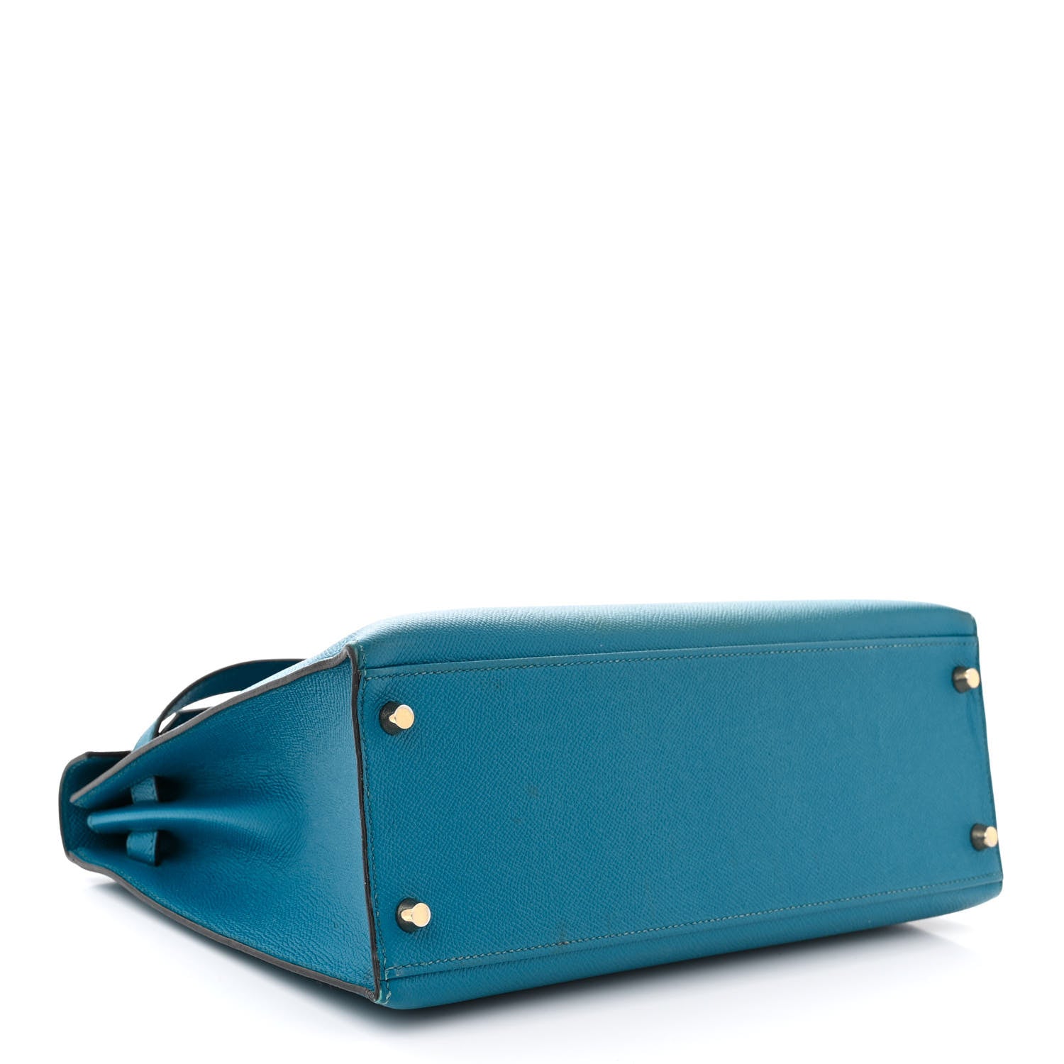 Hermes Epsom Kelly Sellier 32 Bleu Izmir 4 of 16