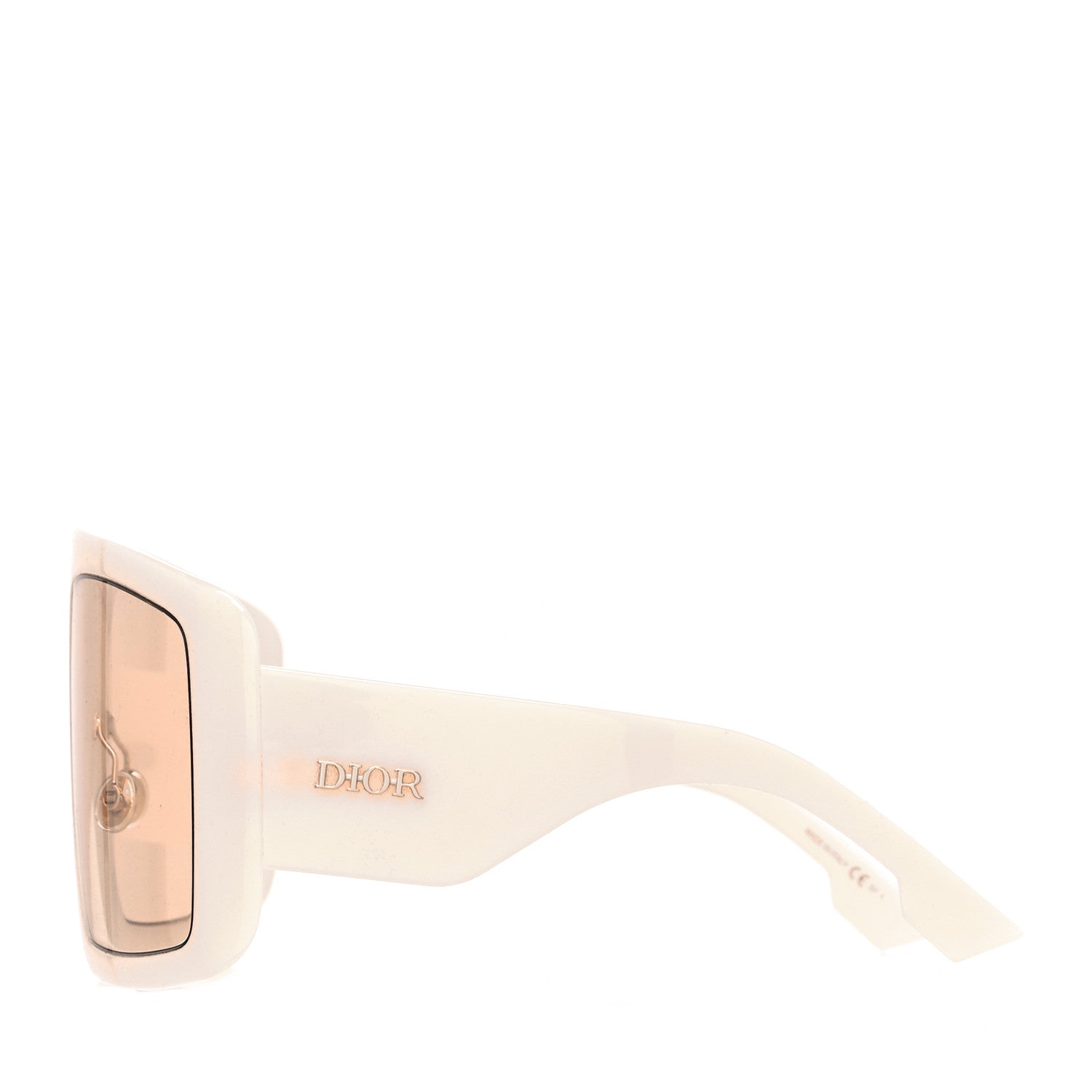 Christian Dior Acetate DiorSo Light 1 Shield Sunglasses Ivory 3 of 9