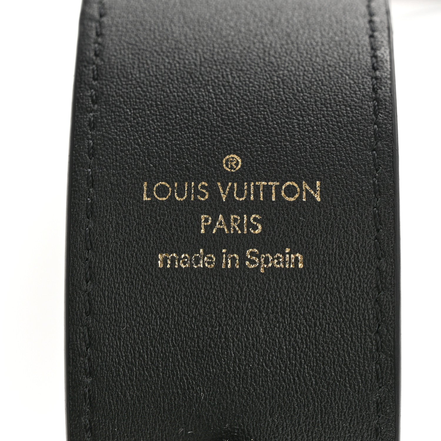 Louis Vuitton Monogram Bandouliere Shoulder Strap Black 4 of 5