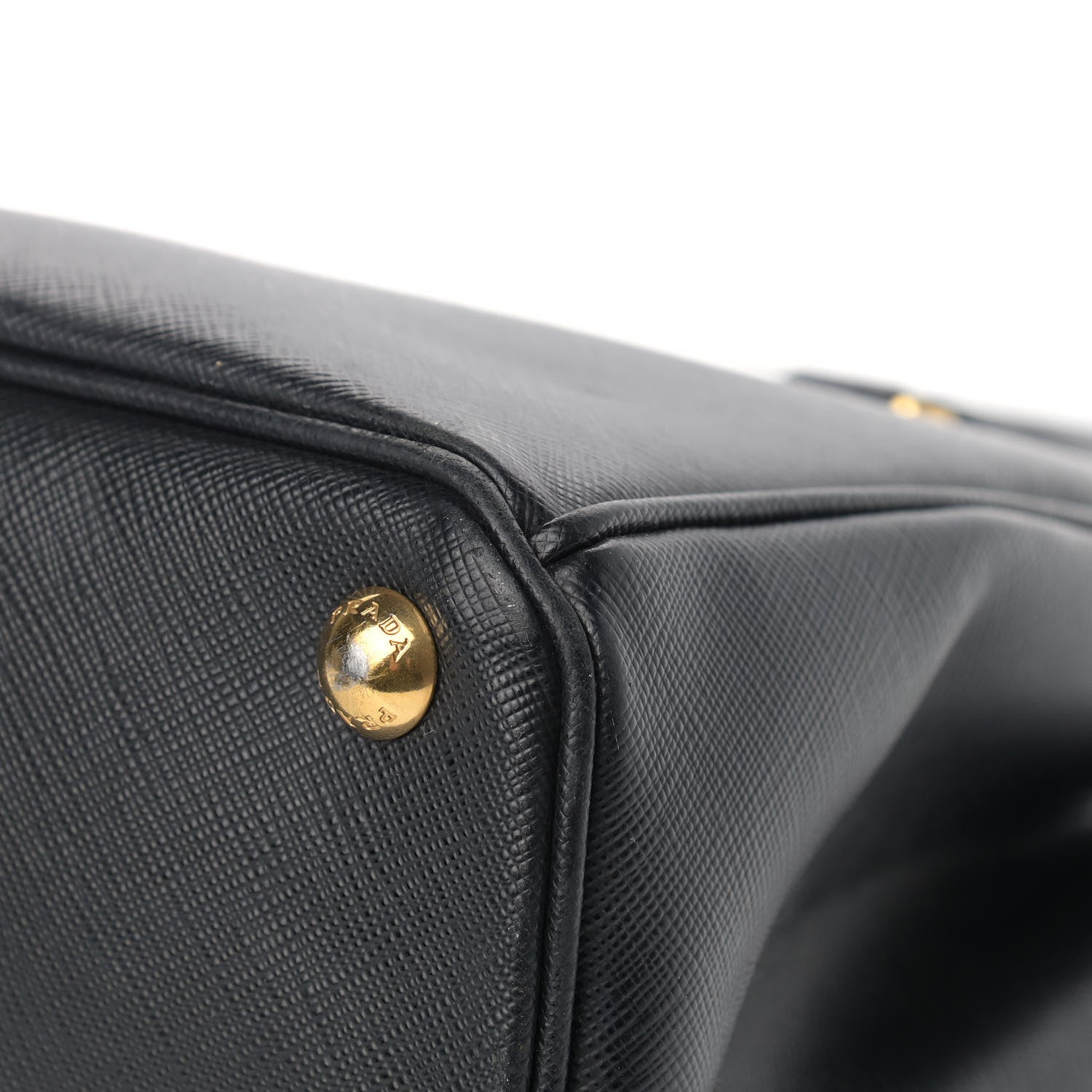 Prada Saffiano Small Galleria Double Zip Tote Black 10 of 17
