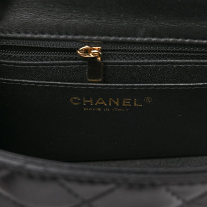 Chanel Lambskin Quilted Mini Square Flap Black 6 of 10