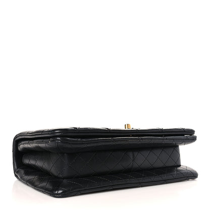 Chanel Lambskin Quilted On And On Medium Chain Flap Black 4 of 10