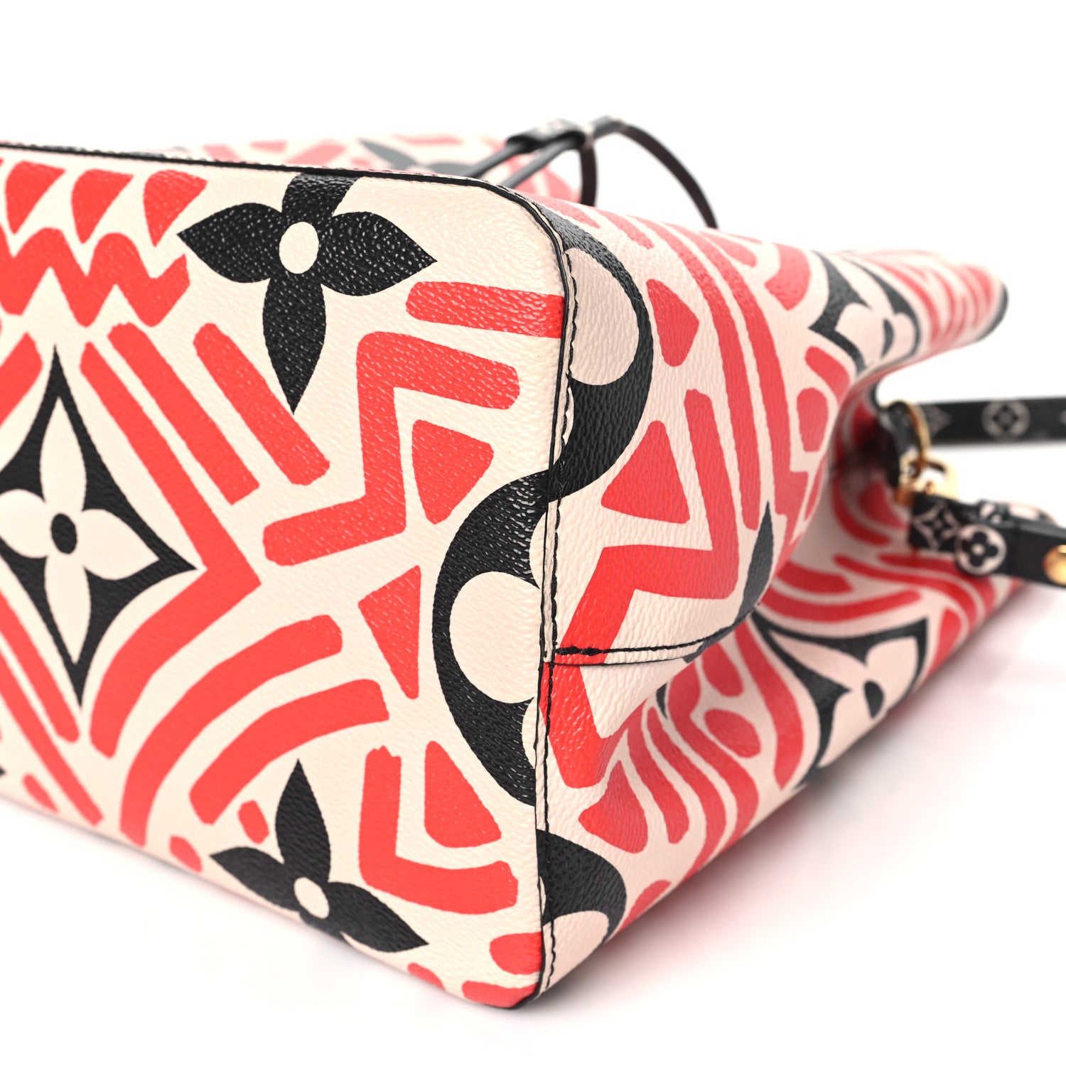 Louis Vuitton Monogram Giant Crafty NeoNoe MM Creme Rouge Black 9 of 9