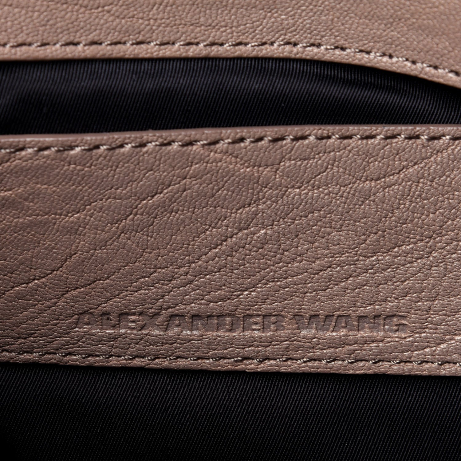 Alexander Wang Pebbled Lambskin Rockie Latte Rose Gold Hardware 5 of 9
