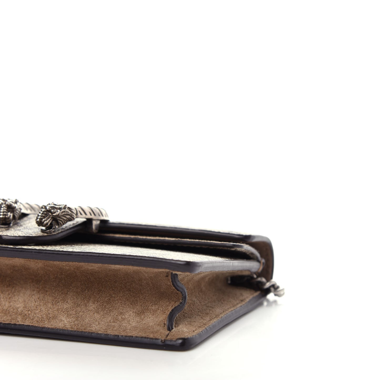 GG Supreme Monogram Super Mini Dionysus Shoulder Bag Taupe
