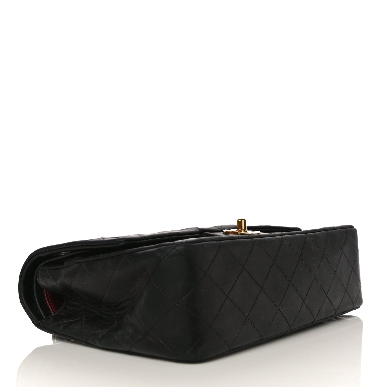 Chanel Lambskin Quilted Medium Double Flap Black 4 of 29