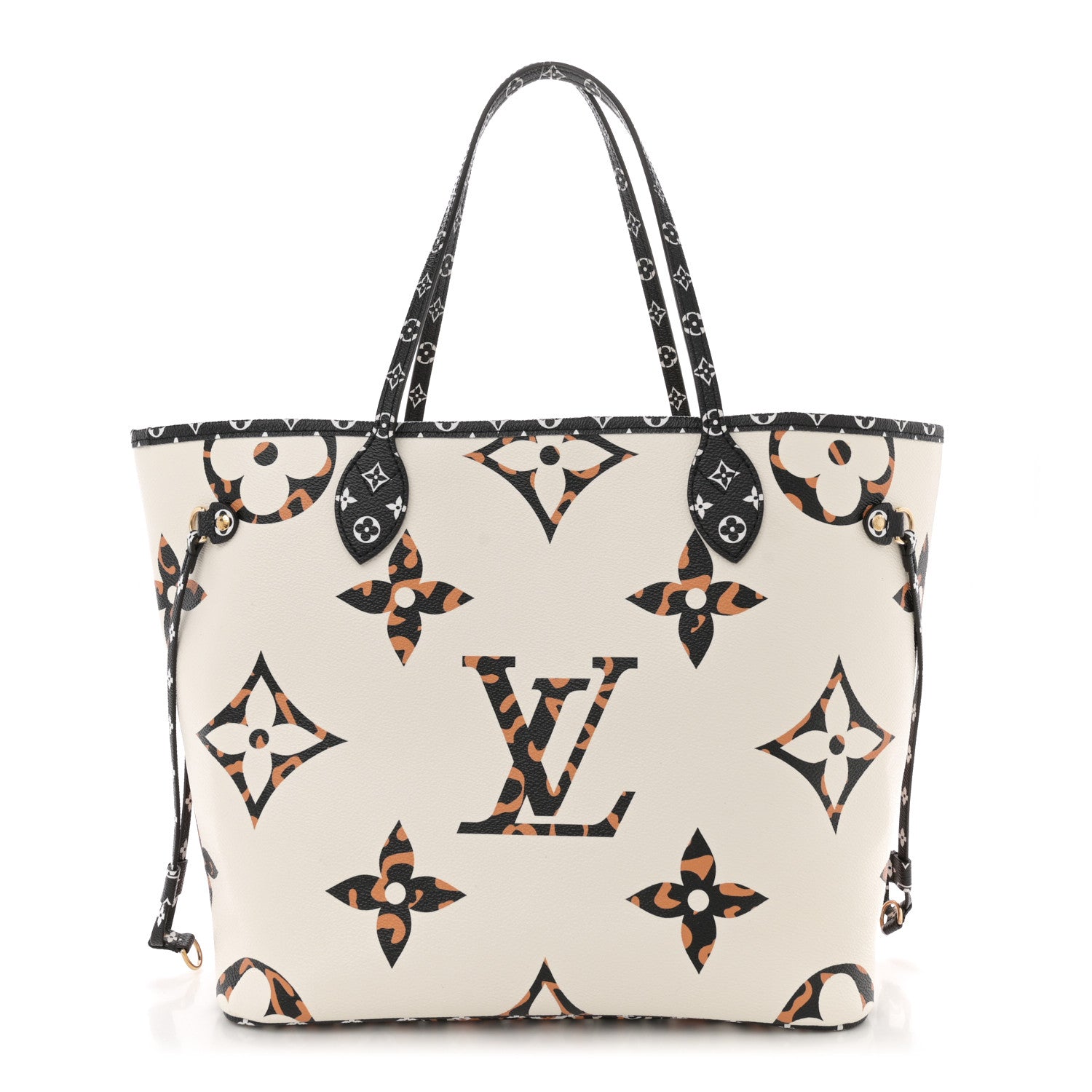 Louis Vuitton Monogram Giant Jungle Neverfull MM Ivory 1 of 10