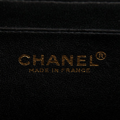 Chanel Caviar Quilted Jumbo Single Flap Black 8 of 9