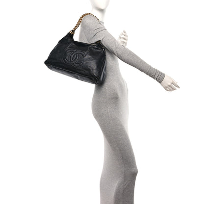 Chanel Calfskin Rodeo Drive Hobo Black 2 of 10