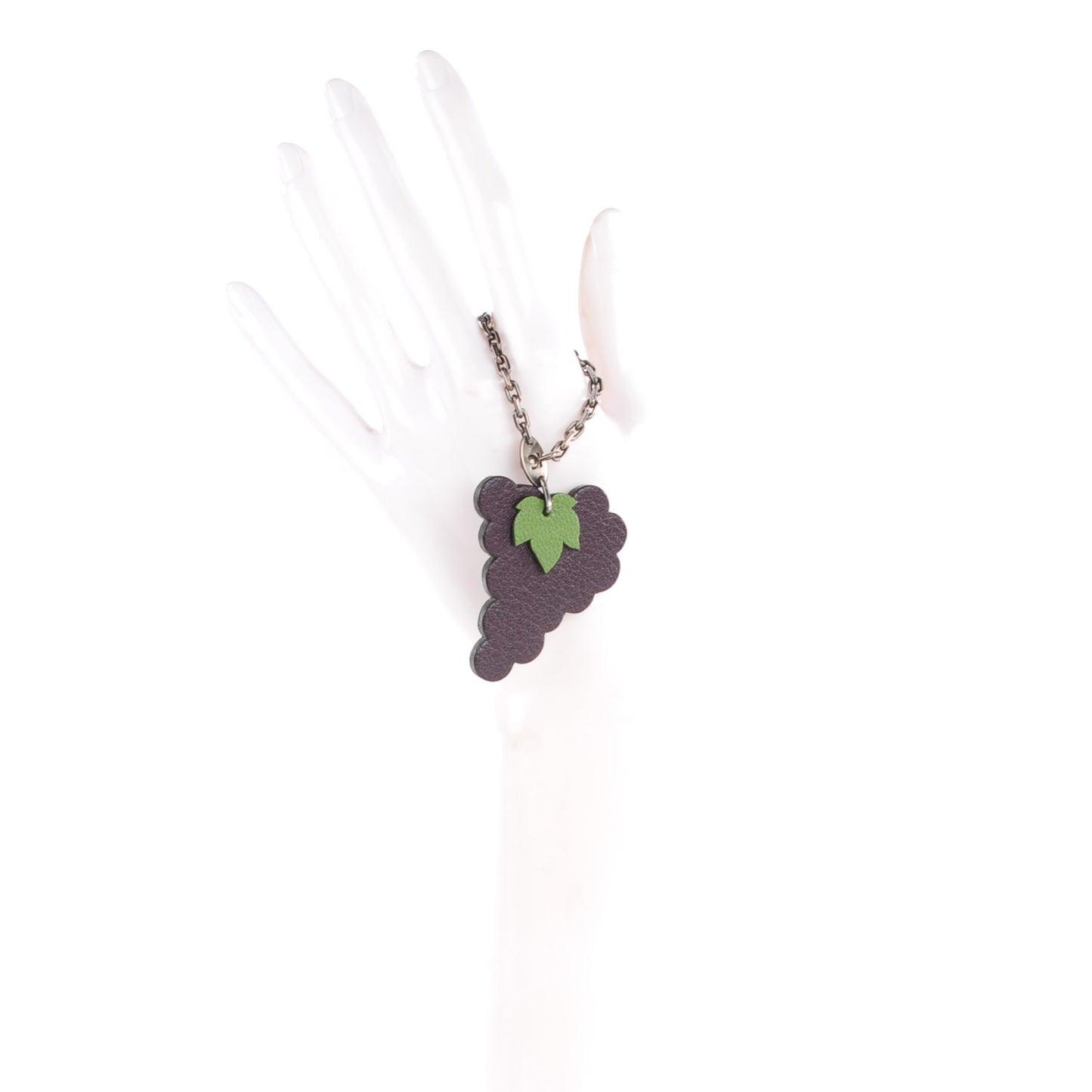 Chevre Mysore Grape Key Chain Bag Charm Raisin
