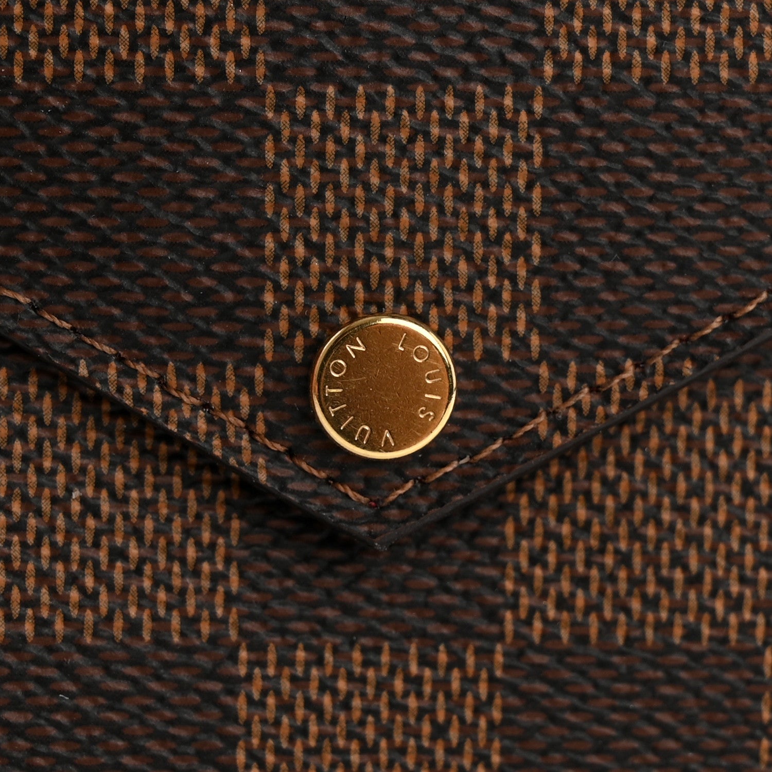 Louis Vuitton Damier Ebene Recto Verso Card Holder Red 7 of 8