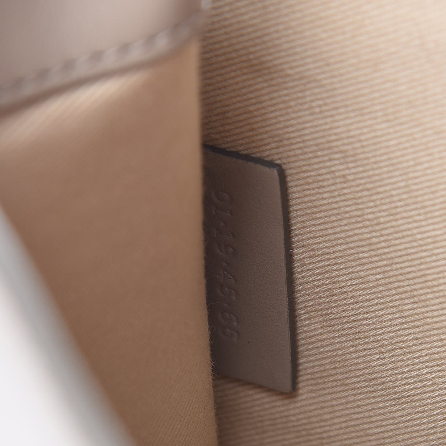 Calfskin Suede C Clutch With Chain Motty Grey