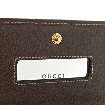 Gucci GG Supreme Monogram Web Ophidia Wallet On Chain Brown 9 of 13