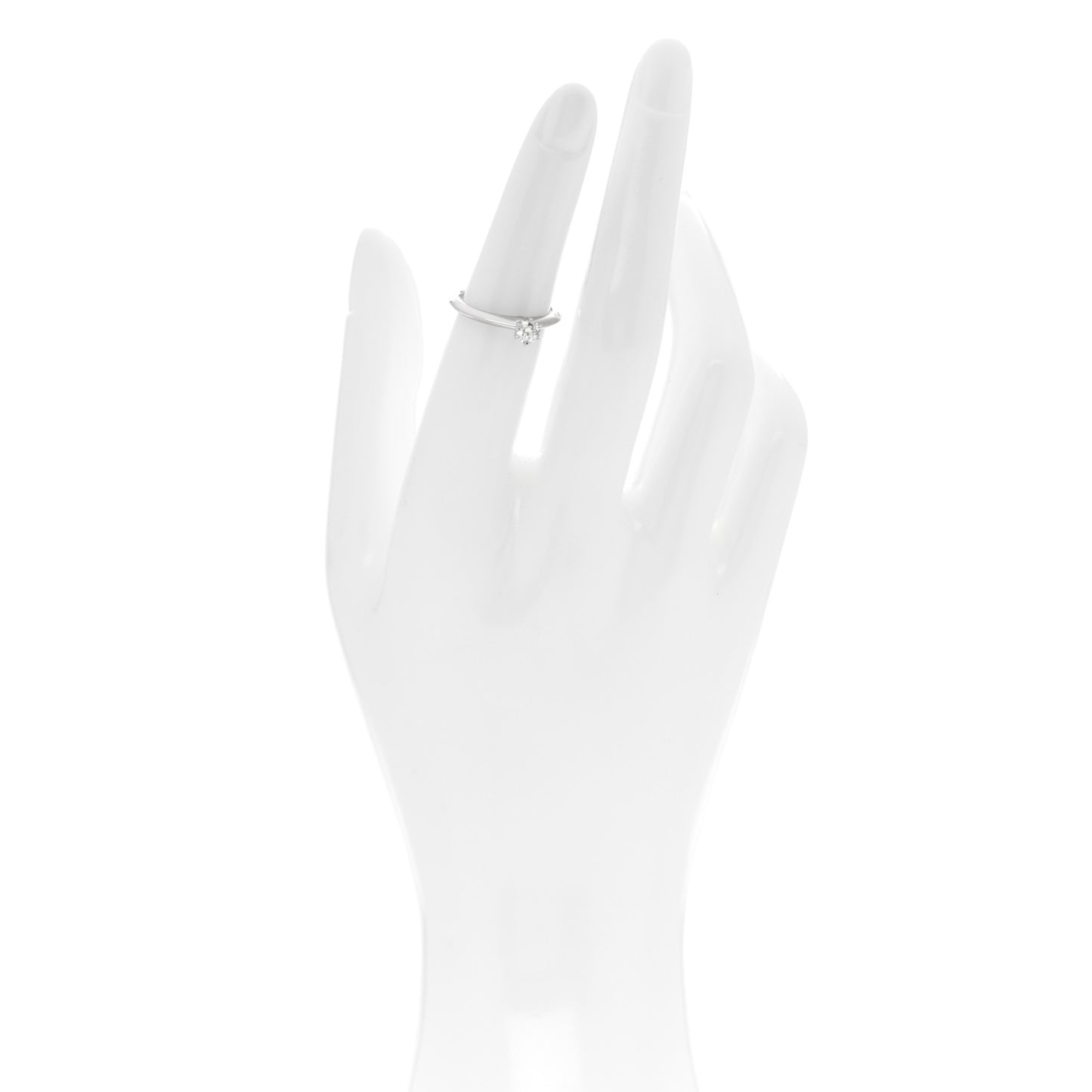 Platinum Diamond .23ct Solitaire Engagement Ring 49 5
