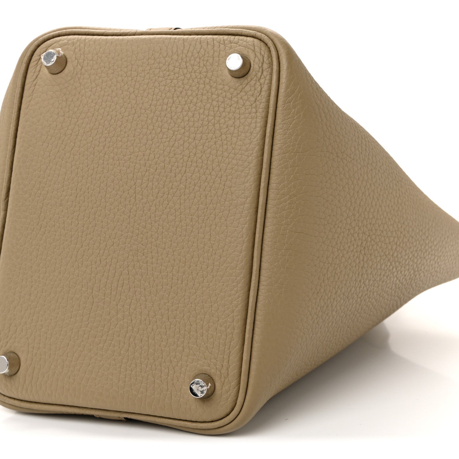 Hermes Taurillon Clemence Picotin Lock 18 PM Beige Marfa 9 of 9
