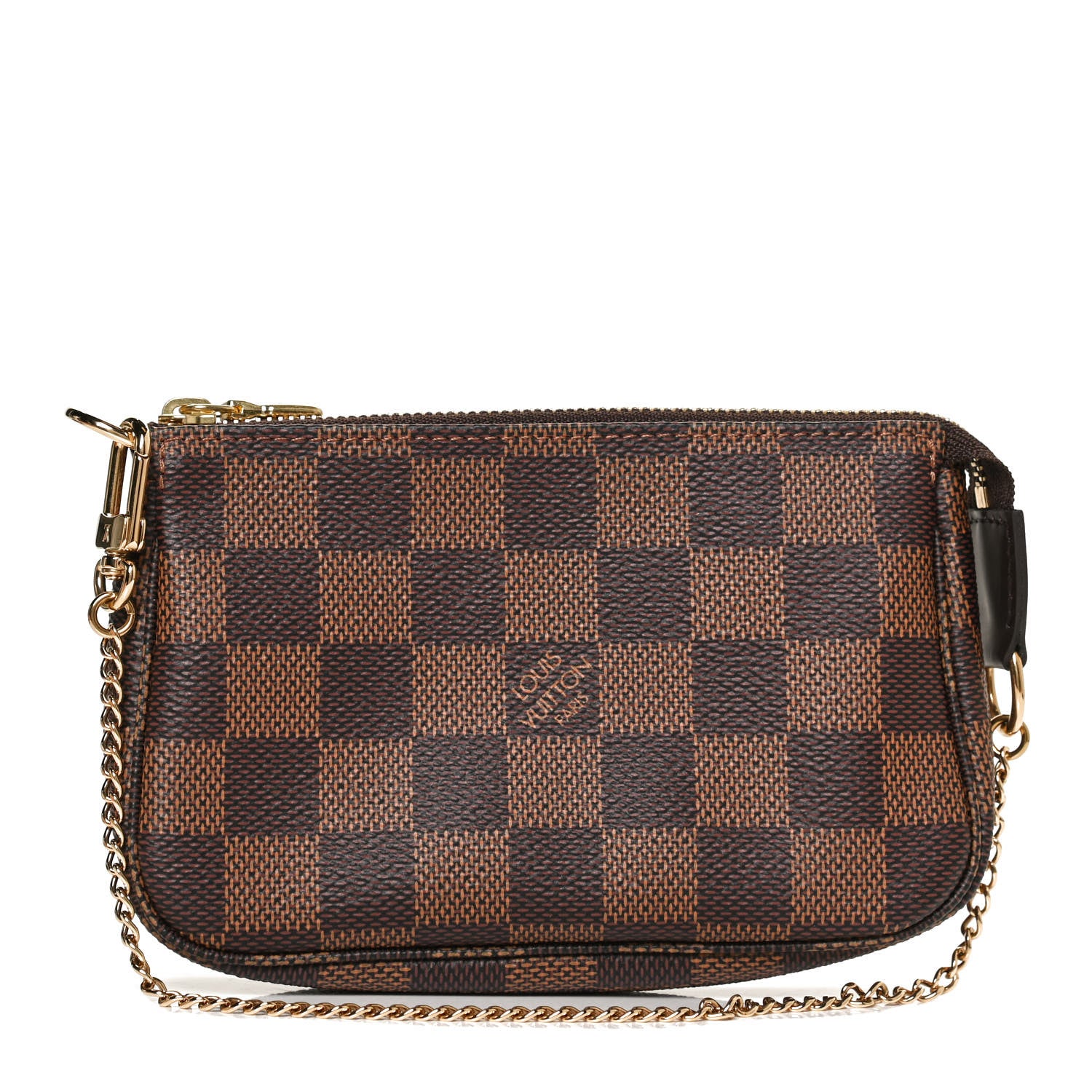 Louis Vuitton Damier Ebene Mini Pochette Accessories 1 of 9