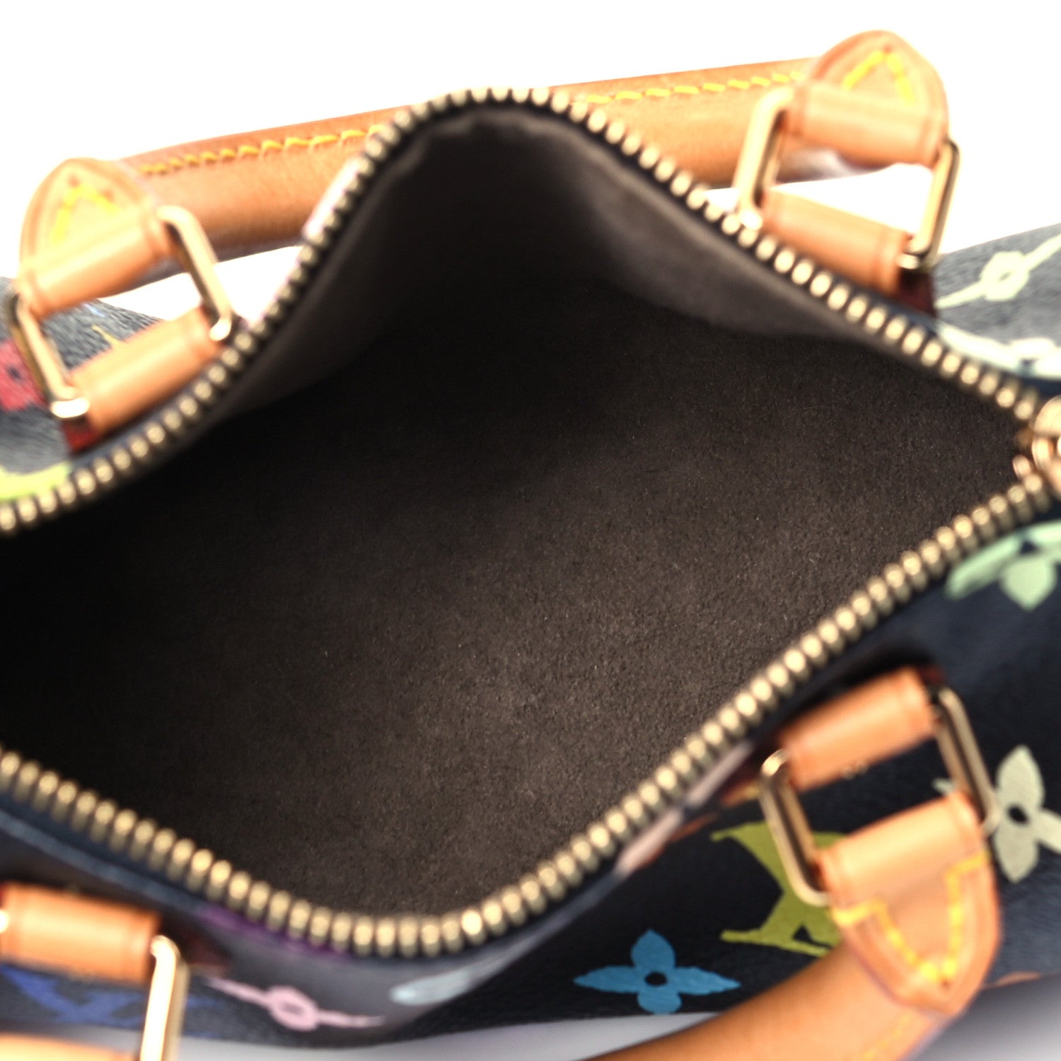 Louis Vuitton Monogram Multicolor Mini Sac HL Speedy Black 5 of 8