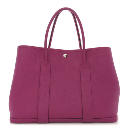 Hermes Vache Country Garden Party MM 36 Rose Pourpre 1 of 11