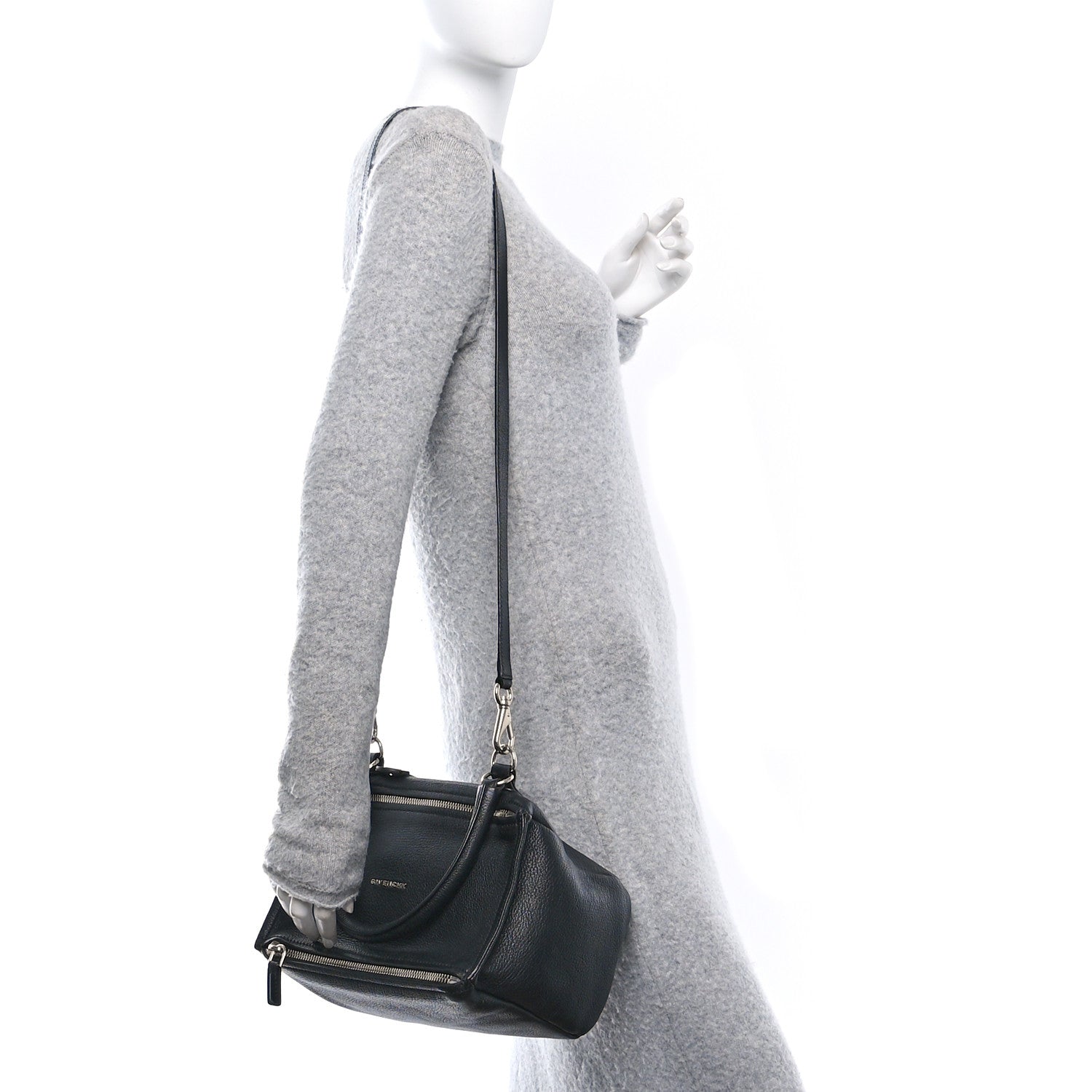 Givenchy Sugar Goatskin Small Pandora Black 2 of 11