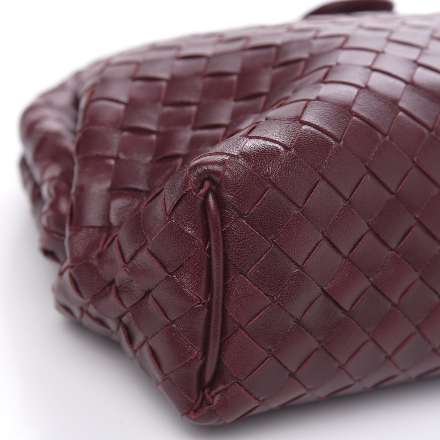 Nappa Intrecciato The Lauren 1980 Clutch Gigolo Red