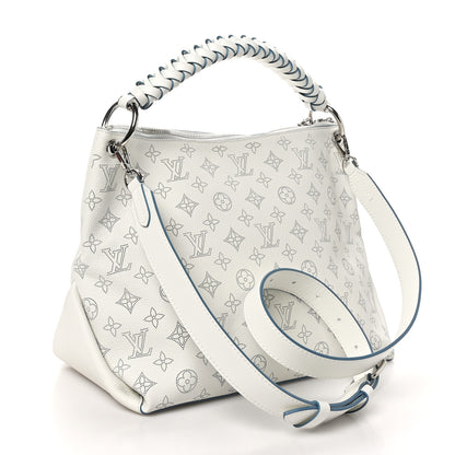 Louis Vuitton Mahina Beaubourg Hobo MM Snow 2 of 6