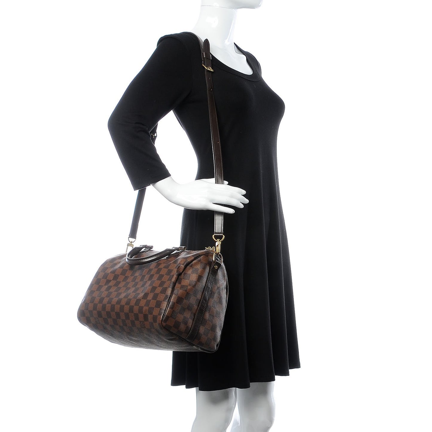 Damier Ebene Speedy Bandouliere 30