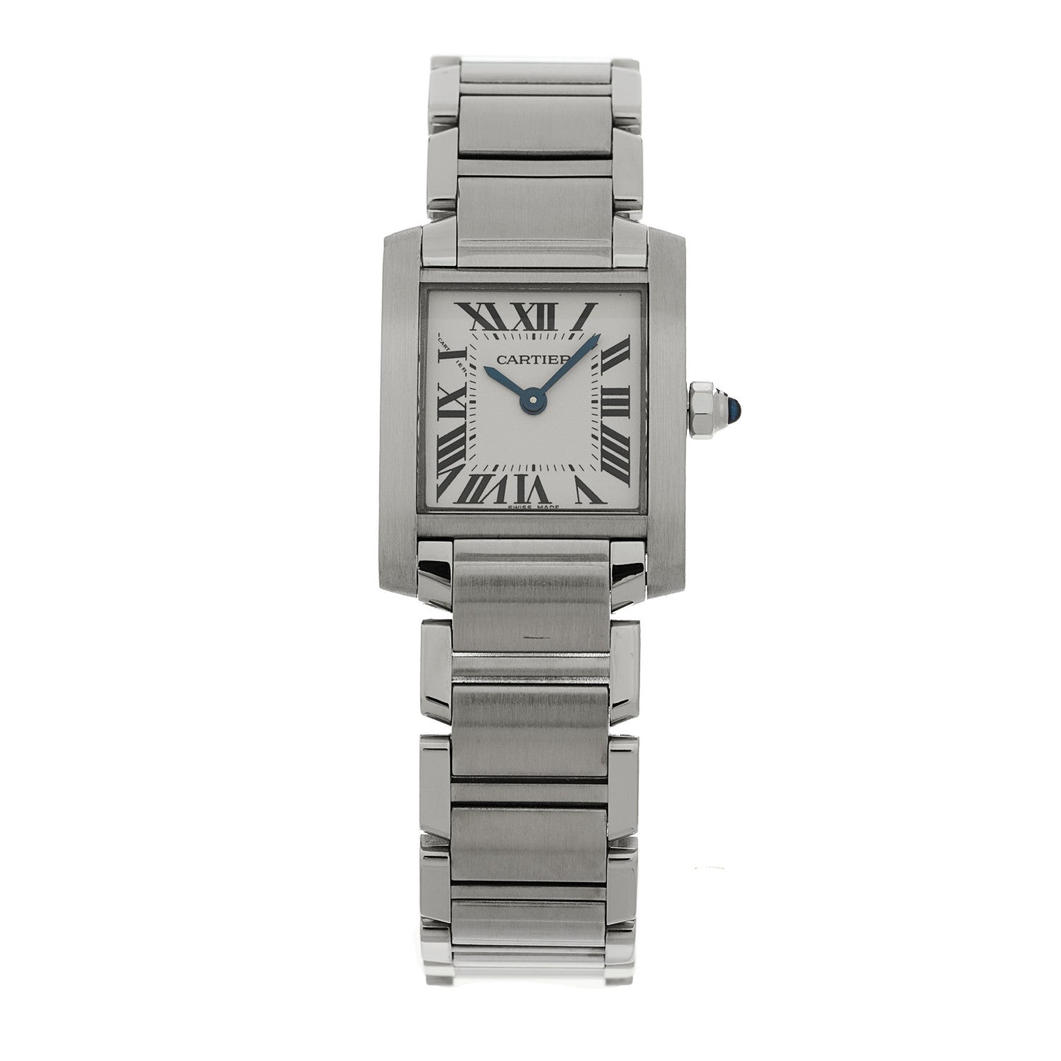 Cartier Stainless Steel 20mm Tank Francaise Quartz Watch 1 of 4