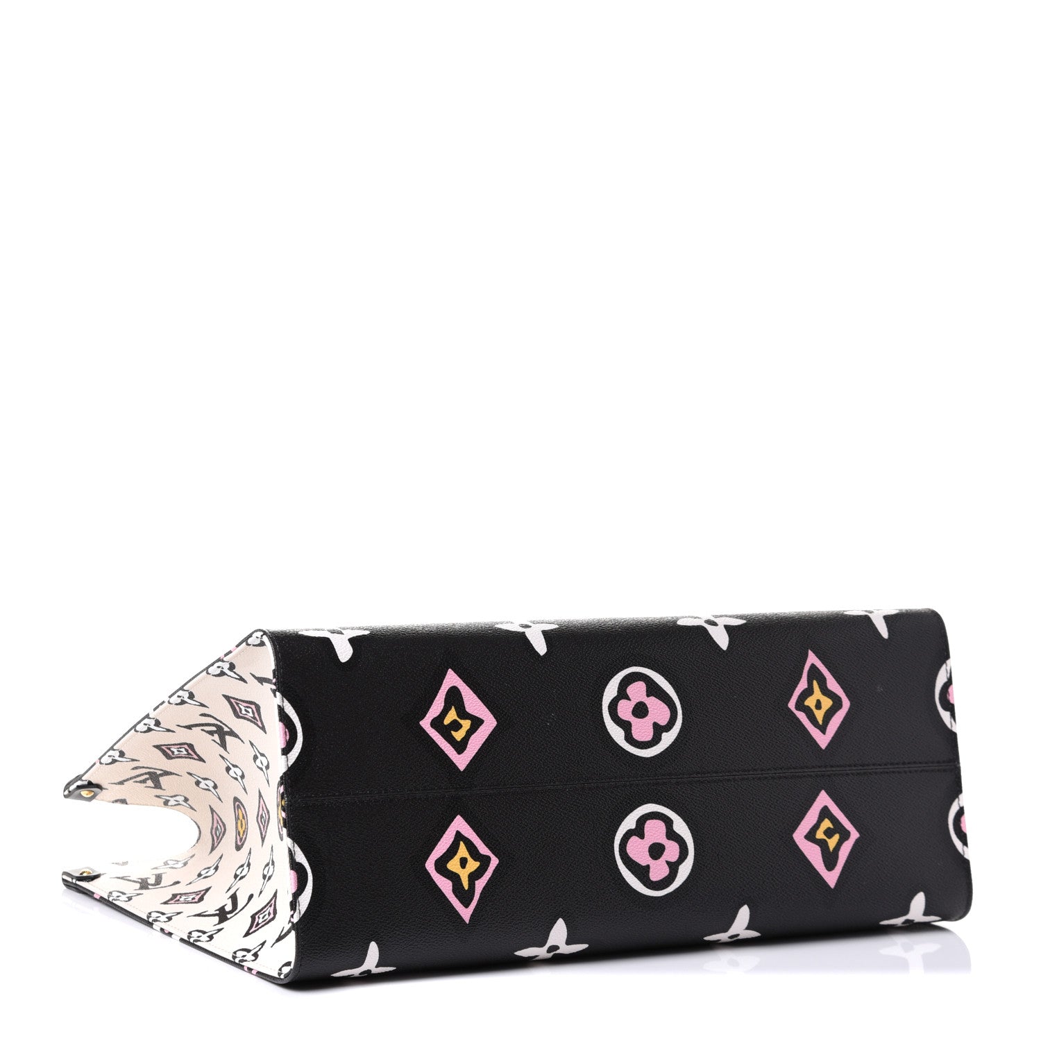 Louis Vuitton Monogram Giant Wild At Heart Onthego GM Black 3 of 10