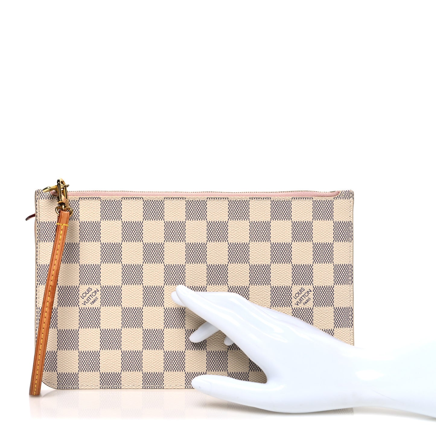 Damier Azur Neverfull MM GM Pochette Rose Ballerine