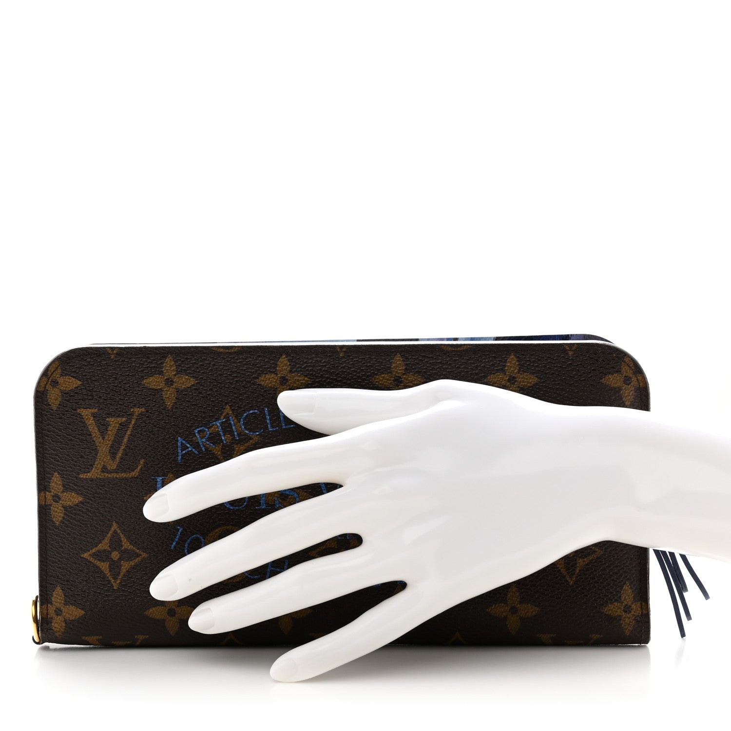Louis Vuitton Monogram Articles de Voyage Ikat Insolite Wallet Grand Blue 2 of 12