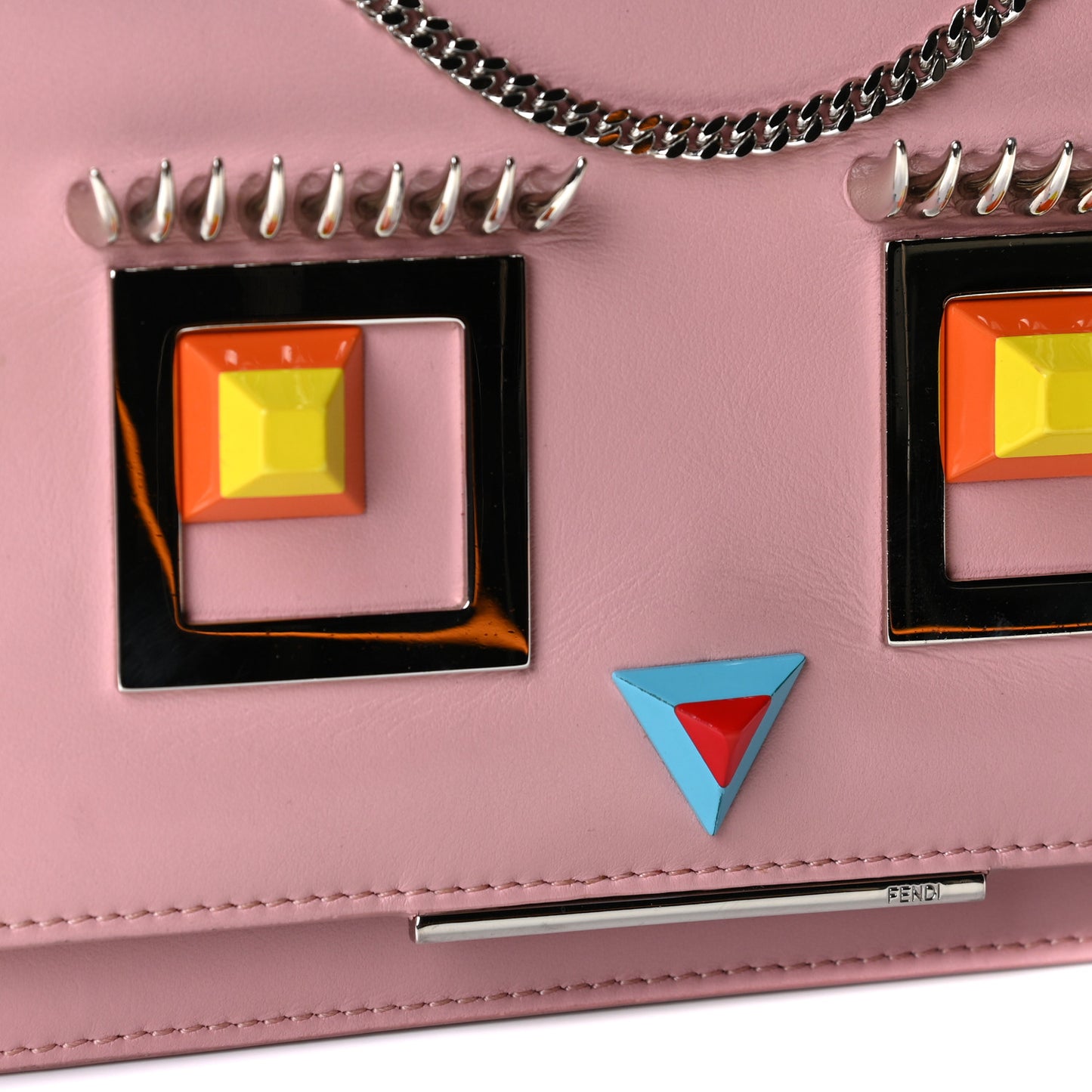 Vitello Century Hypnoteyes Tube Wallet On Chain Bubblegum