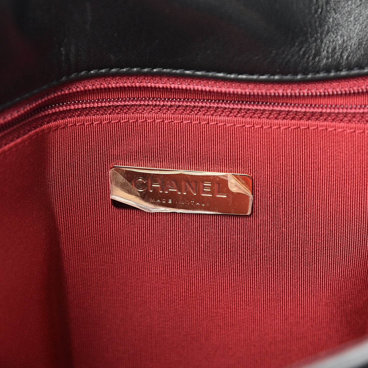 Chanel Goatskin Quilted Maxi 19 Flap Black 5 of 10