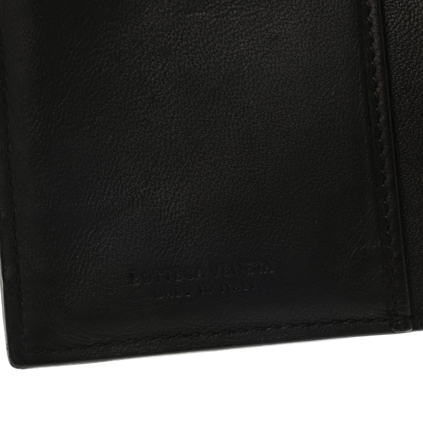 Nappa Intrecciato Continental Wallet Black