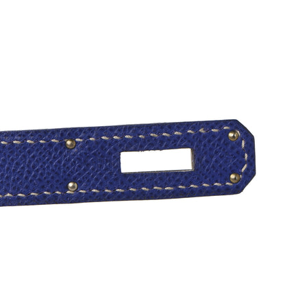 Hermes Epsom Candy Kelly Retourne 35 Bleu Electrique Mykonos 17 of 36
