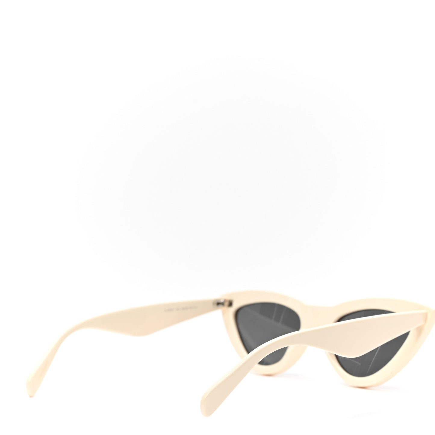 Acetate Cat Eye Sunglasses Ivory