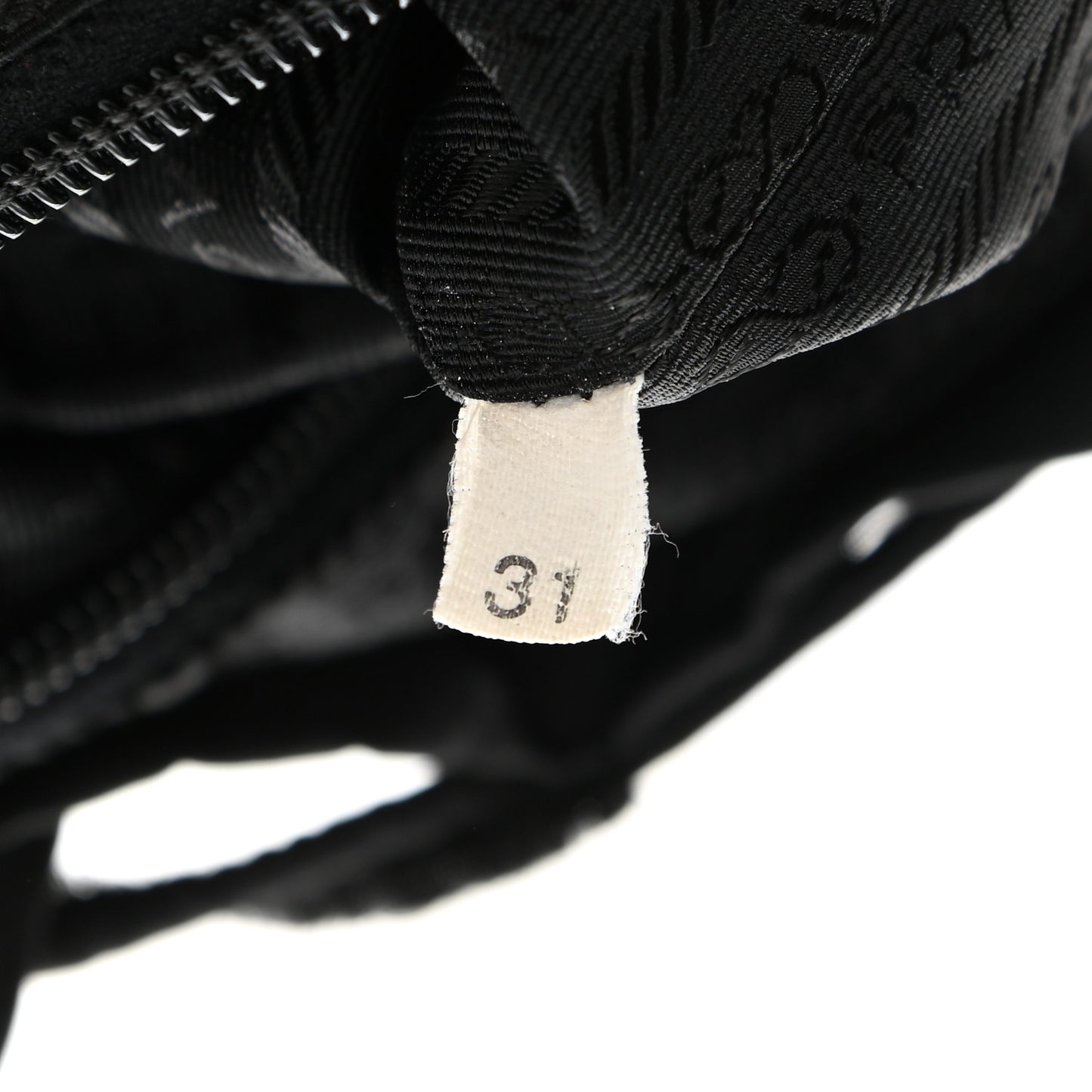 Tessuto Nylon Saffiano Medium Backpack Black