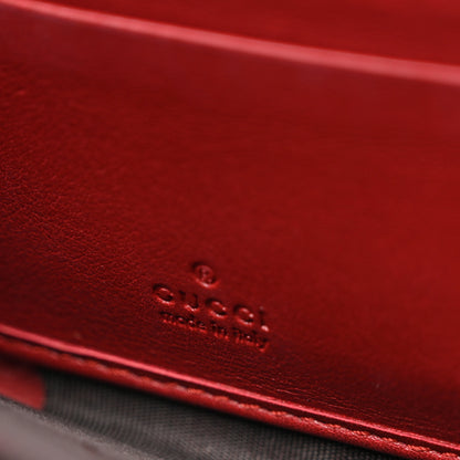 Gucci Patent Microguccissima Zip Around Wallet Rose Bed 6 of 7