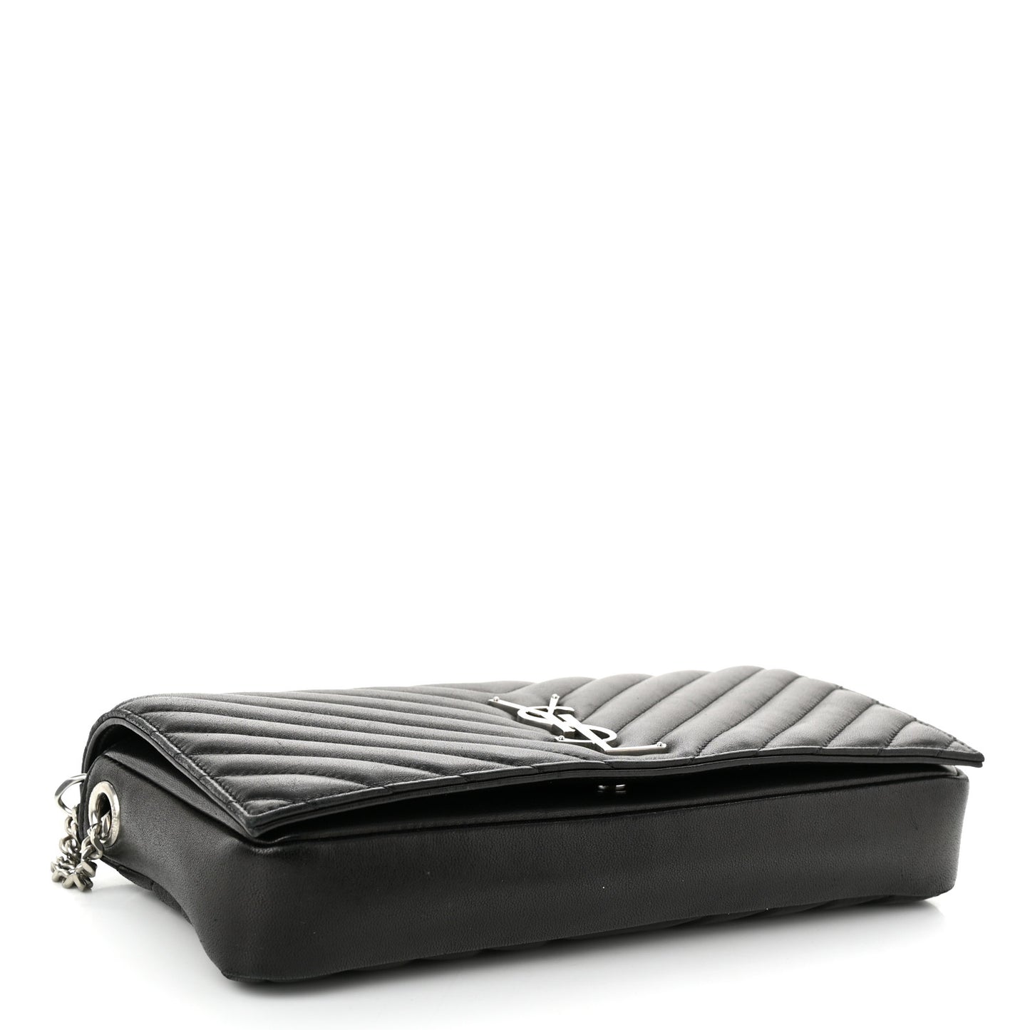 Lambskin Matelasse Monogram Kate 99 Black