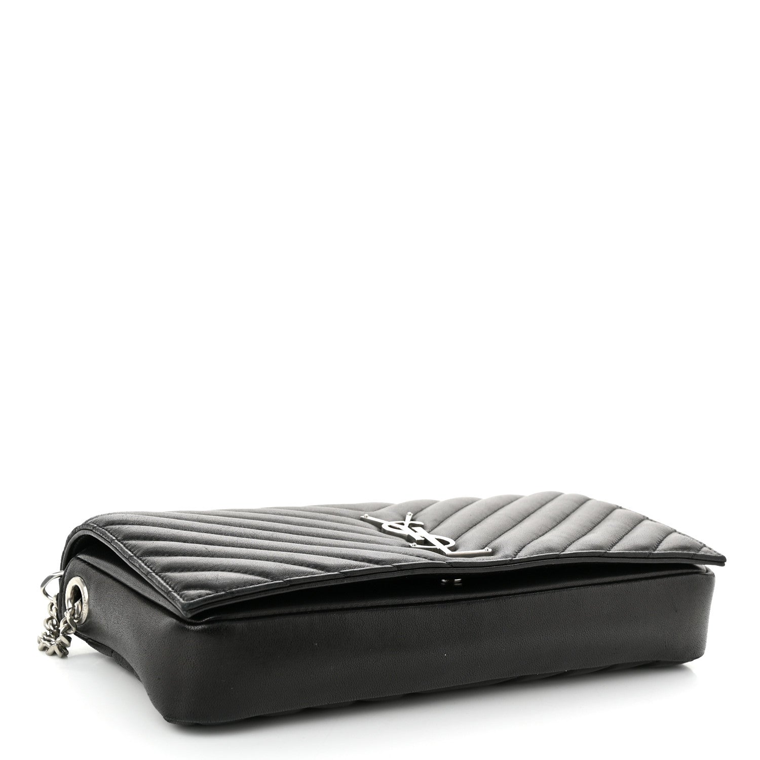 Saint Laurent Lambskin Matelasse Monogram Kate 99 Black 3 of 9