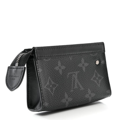 Louis Vuitton Monogram Eclipse Key Pouch Voyage 4 of 6