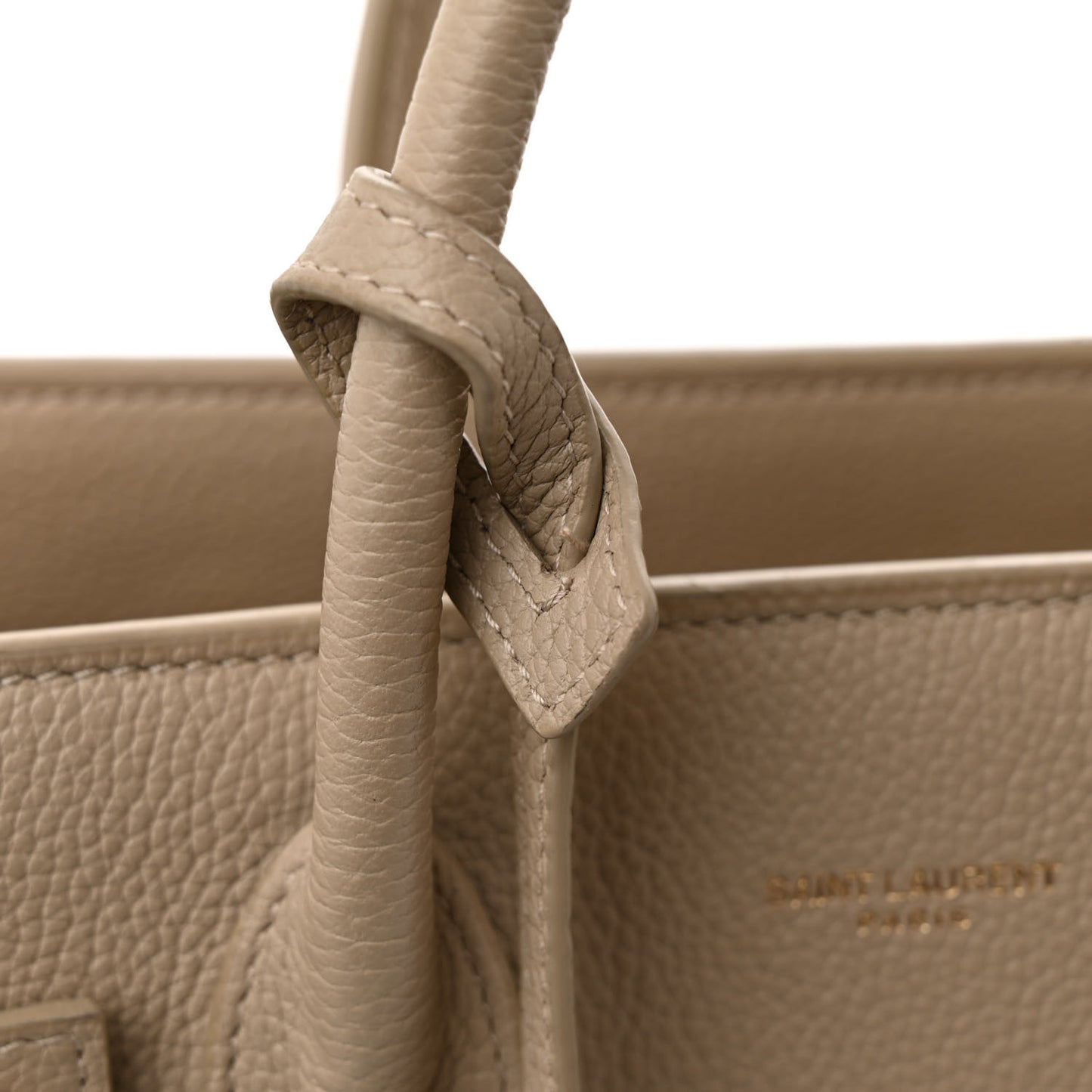 Grained Calfskin Baby Sac De Jour Souple Sea Salt