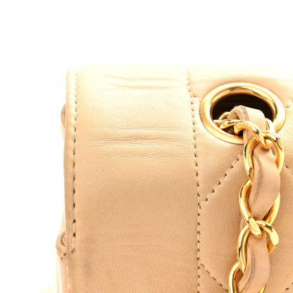 Chanel Lambskin Quilted Medium Single Flap Beige 12 of 12