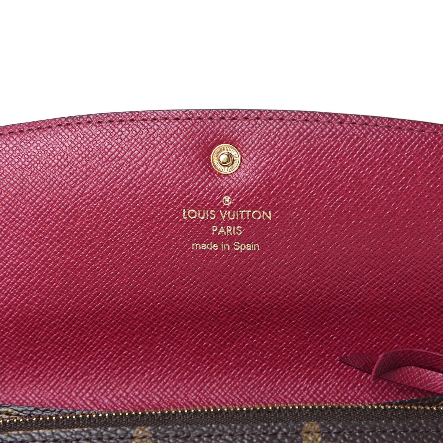 Louis Vuitton Monogram Emilie Wallet Fuchsia 5 of 13