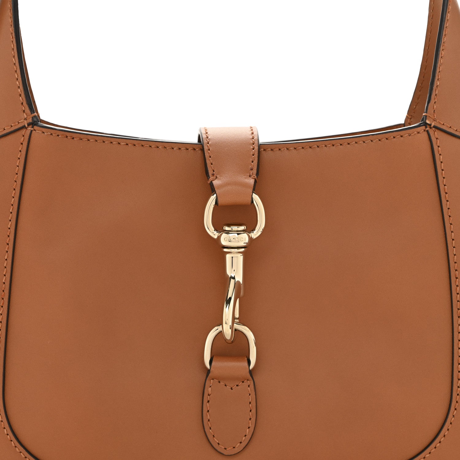 Gucci Tritone Calfskin Small Jackie 1961 Hobo Harness Brown 8 of 11